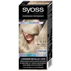Syoss Profesionálna farba na vlasy 9-53 Shiny Silver