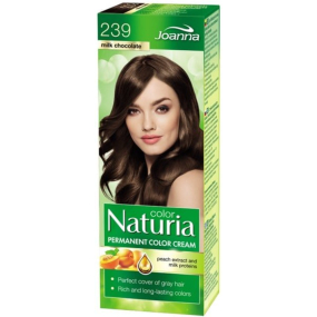 Joanna Naturia farba na vlasy s mliečnymi proteínmi 239 Milk Chocolate