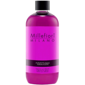 Millefiori Milano Natural Rebarbora & Pepper - Rebarbora & Pepper Náplň do difuzéra pre vonné stonky 250 ml