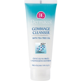 Dermacol Gommage Cleanser čistiaci gél na tvár s austrálskym čajovníkom 100 ml