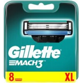 Gillette Mach3 náhradné hlavice 8 kusov, pre mužov