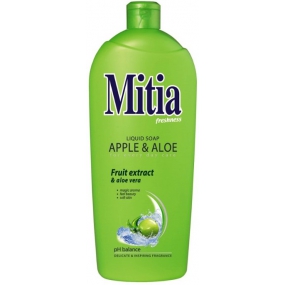 Mitia Apple & Aloe tekuté mydlo náhradná náplň 1 l