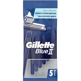 Gillette Blue II holítka 2 brity pre mužov 5 kusov
