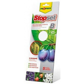 Propher Stopset B lepové dosky bielej k odchytu škodlivého hmyzu 5 kusov