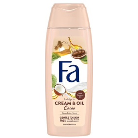 Fa Cream & Oil Kakaové maslo a kokosový olej sprchový gél 250 ml