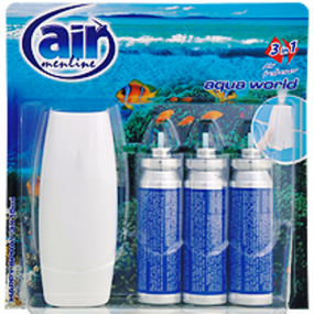 Air menłinu Aqua World Happy Osviežovač vzduchu komplet sprej + náplne 3 x 15 ml