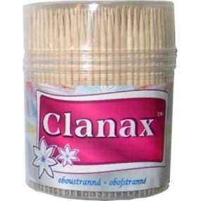 Clanax Špáradlá obojstranná v dóze 500 kusov