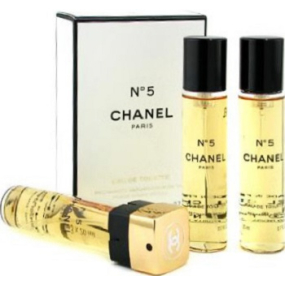 Chanel No.5 toaletná voda náplne pre ženy 3 x 20 ml