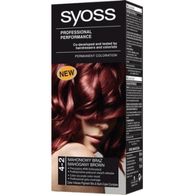 Syoss Professional farba na vlasy 4 - 2 mahagónovo hnedý