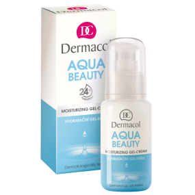 Dermacol Aqua Beauty hydratačný gél-krém pre denné i nočné starostlivosť 50 ml