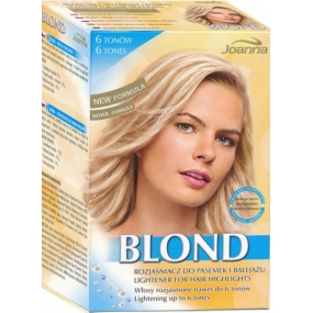 Joanna Blond Melír A Balayage melír na vlasy 6 tónov