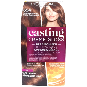 Loreal Paris Casting Creme Gloss Farba na vlasy 554 chilli čokoláda