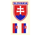Arch Tetovacie obtlačky na tvár i telo Slovensko vlajka 2 motív