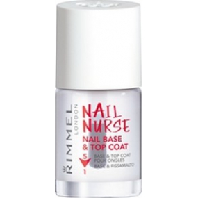 Rimmel London Nail Nurse Nail Base & Top Coat 5v1 lak na nechty 12 ml