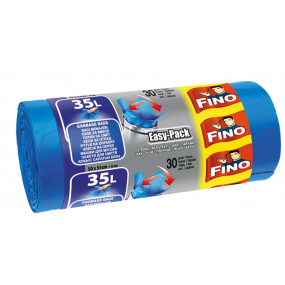 Fino Easy Pack Sáčky do odpadkového koša, 15 mikrometrov, 35 litrov, 50 x 56 cm, 30 kusov