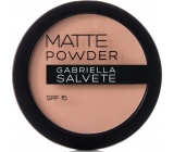 Gabriella salva Matte Powder SPF15 púder 04 Light Sand 8 g