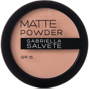 Gabriella salva Matte Powder SPF15 púder 04 Light Sand 8 g