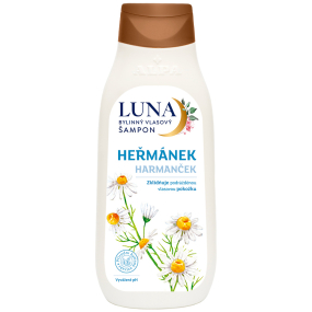 Alpa Luna Harmanček bylinný šampón na vlasy, upokojuje podráždenú vlasovú pokožku 430 ml