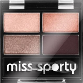 Miss Sporty Studio Colour Quattro očné tiene 408 Smoky Rose 3,2 g