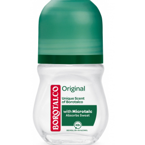 Borotalco Original guličkový antiperspirant dezodorant roll-on unisex 50 ml
