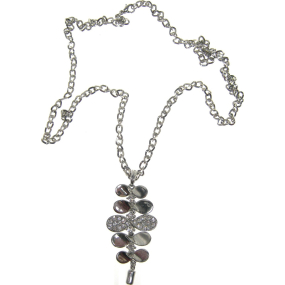 Strieborný náhrdelník s príveskom 66 cm