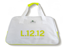 Lacoste Eau de Lacoste L.12.12 Yellow Limited Edition športová taška žltý pruh 48 x 18 x 30 cm