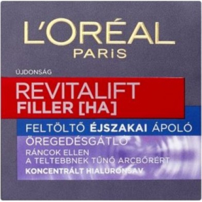 Loreal Paris Revitalift Filler HA vypĺňajúci nočný krém proti starnutiu 50 ml